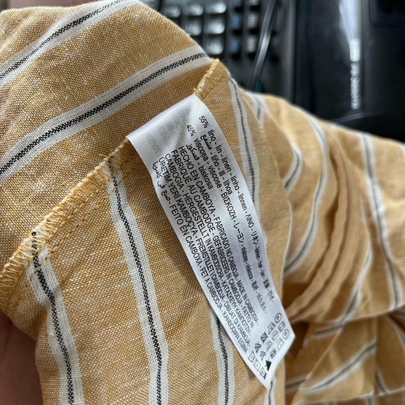 NWT ZARA CUT OUT STRIPED SHORT DRESS - Picture 5 of 6